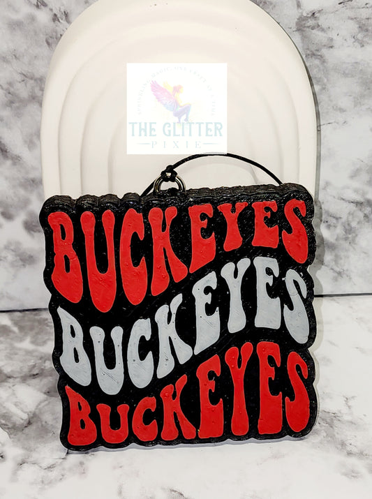 Buckeyes Freshie in Sweater Weather Scent (No Glitter)