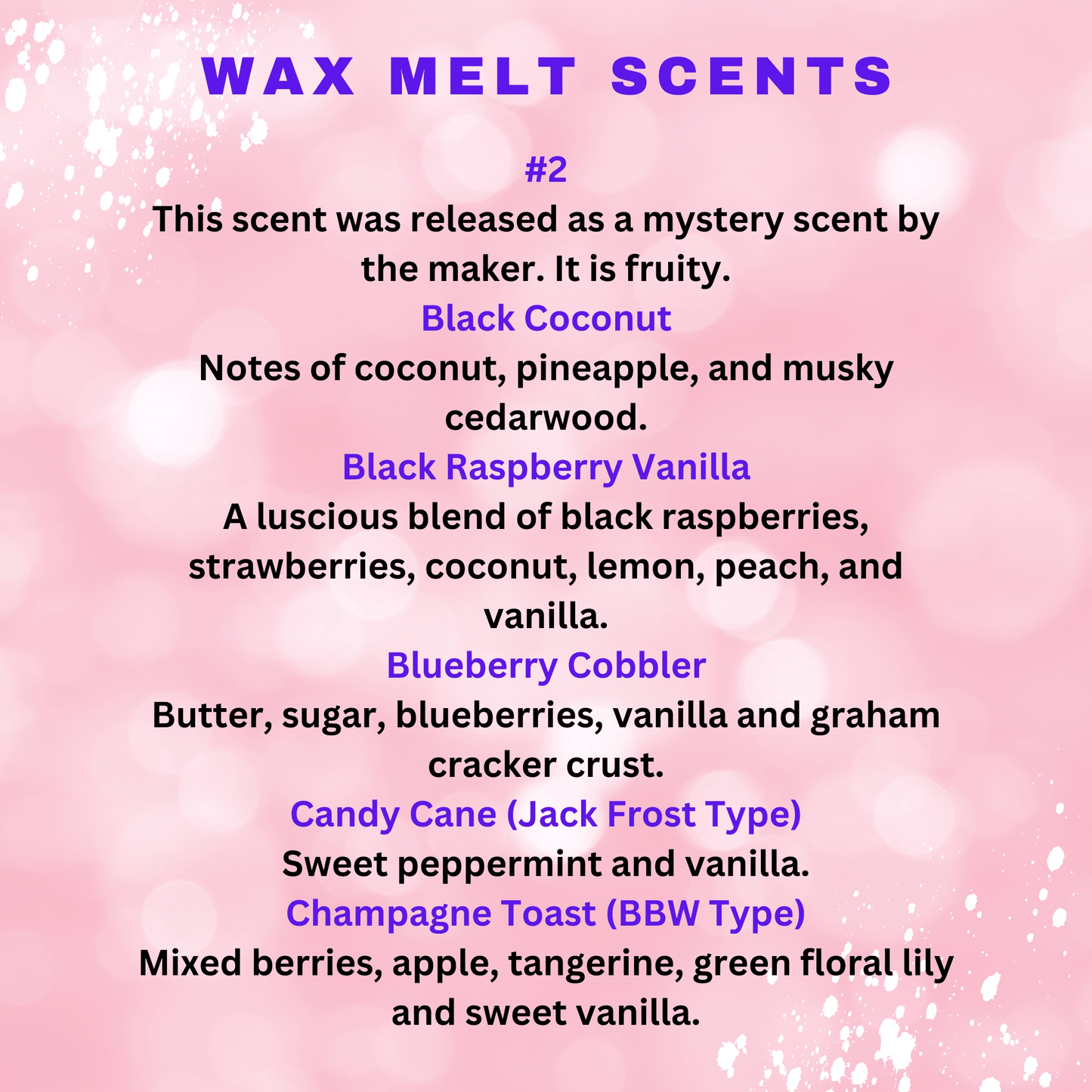 #2 Wax Melts